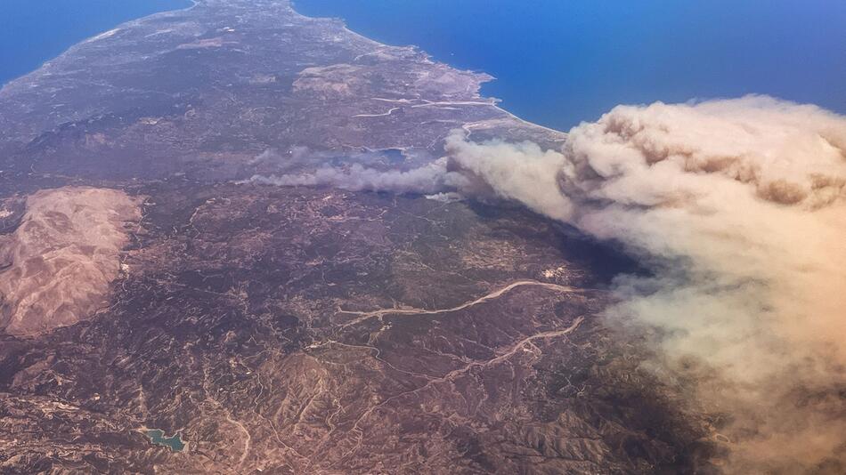 Waldbrände in Griechenland - Rhodos