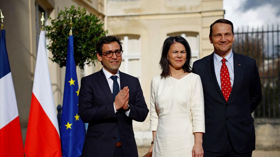 Aussenminister-Treffen des Weimarer Dreiecks in Frankreich