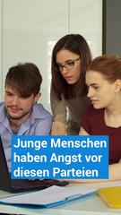 Junge Menschen haben Angst vor diesen Parteien