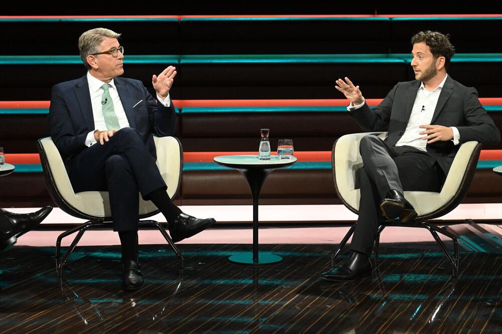 Wolfram Weimer und Felix Banaszak bei "Markus Lanz"