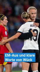 EM-Aus und klare Worte von Trainer Wück