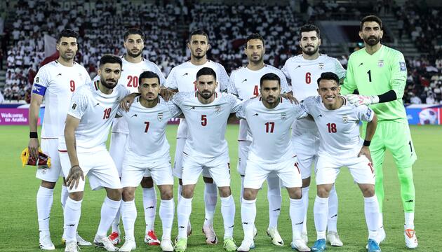 Iranische Nationalmannschaft.