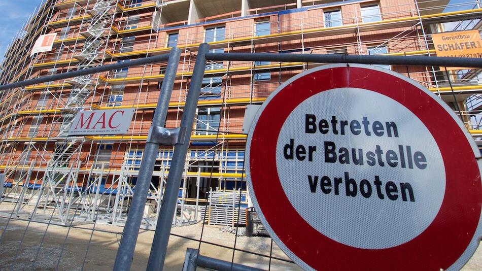 Wohnungsbau - Baustelle in München