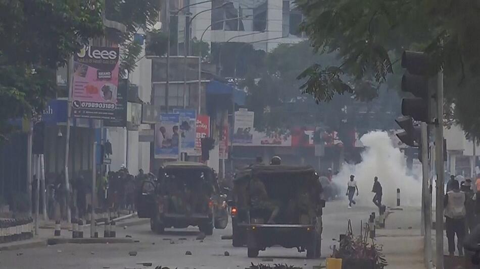 Tränengas, Proteste und Wut – Unruhen in Kenias Hauptstadt Nairobi