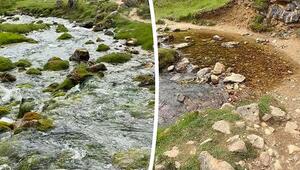 Wie von Geisterhand: Bach in Schottland fliesst aus völlig ruhigem Wasserbecken