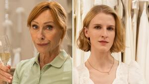 "Plötzlich Schwester": Monika Giesinger (Andrea Sawatzki) beim Brautmode-Shopping für ihre ...