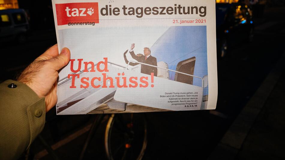 "Und Tschüss!" heisst es im Herbst 2025 auch für die gedruckte "taz".