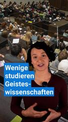 Weniger Studierende in den Geisteswissenschaften
