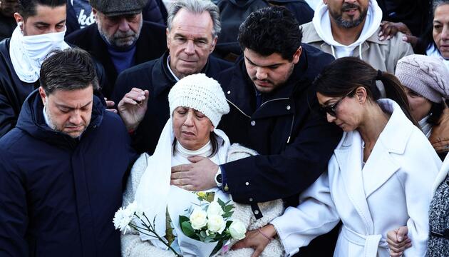 Demonstration gegen Drogengewalt in Frankreich