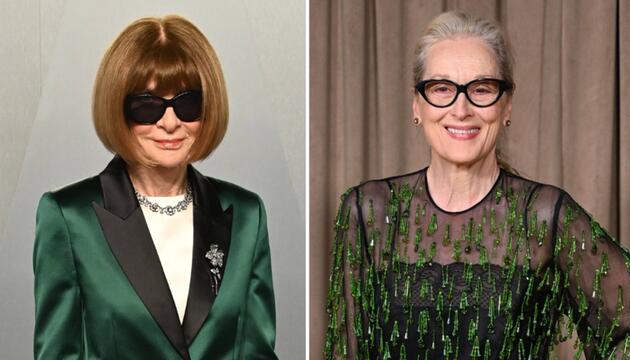 Anna Wintour (l.) und Meryl Streep sind gemeinsam auf dem Cover der Mai-Ausgabe der "Vogue".