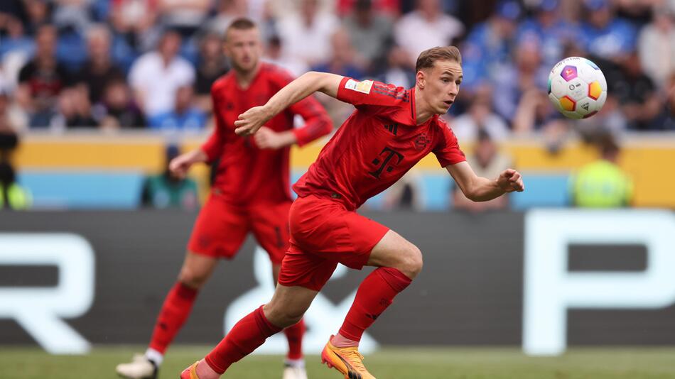 Bayern Münchens Nachauchsmann Lovro Zvonarek im Spiel bei 1899 Hoffenheim