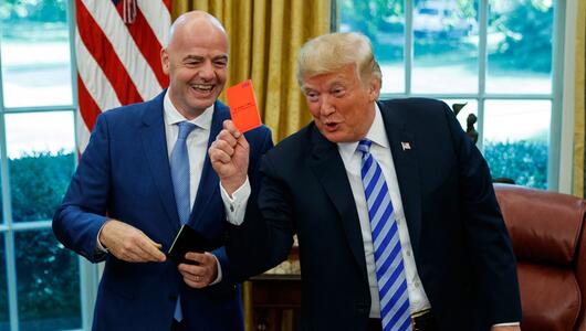 Donald Trump und Gianni Infantino