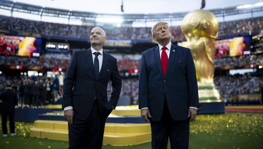 Gianni Infantino und Donald Trump