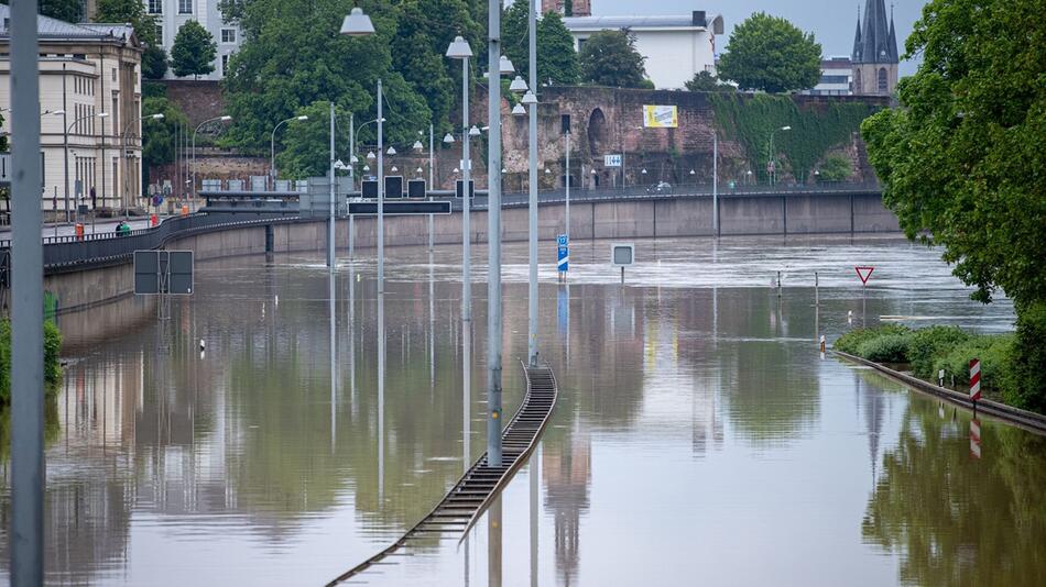 Hochwasser im Saarland - Saarbrücken