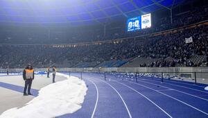 Die Fans von Hertha BSC verliessen bereits nach 15 Minuten die Kurve.