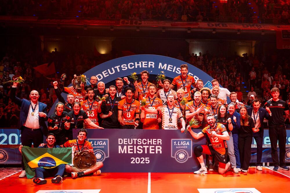 Deutscher Meister: die Berlin Volleys