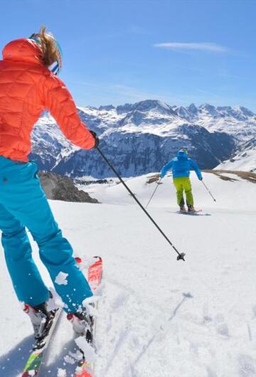 Skigebiet am Arlberg