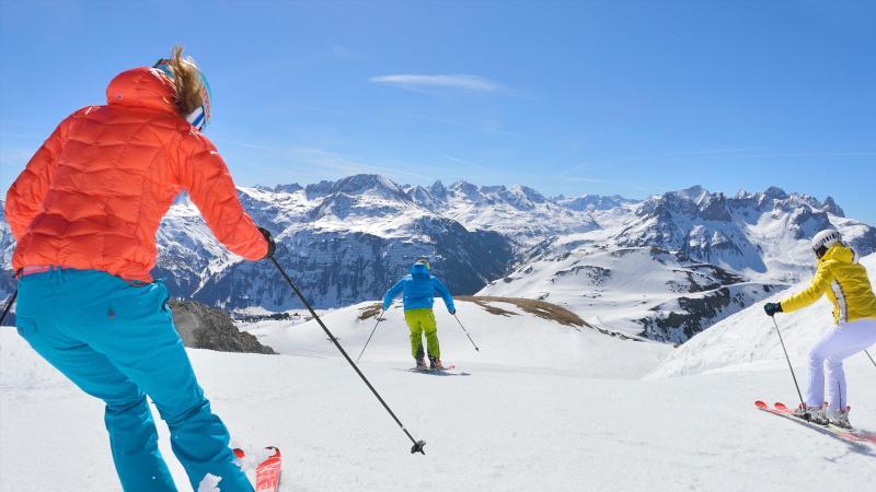 Skigebiet am Arlberg