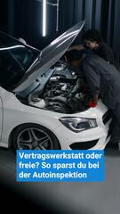 So sparst du bei der Autoinspektion