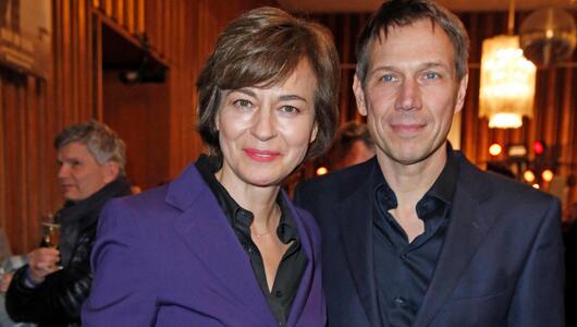 Maybrit Illner und Rene Obermann