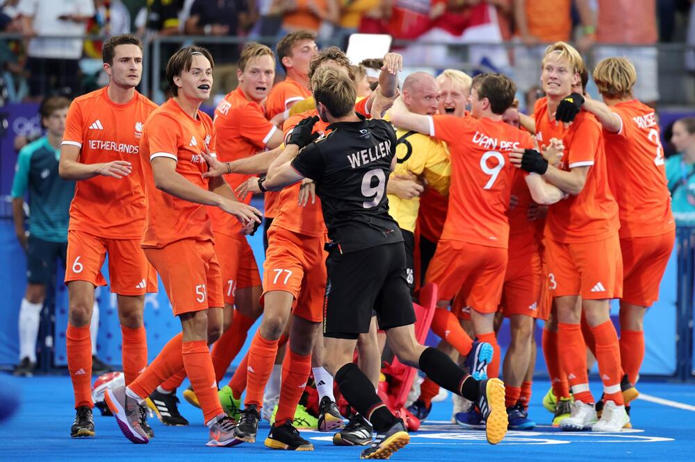 Hockey-Halbfinale zwischen Deutschland und der Niederlande