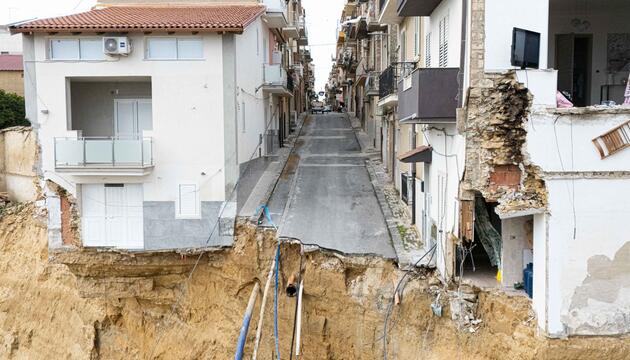 Erdrutsch in Sizilien