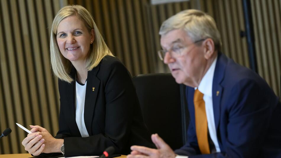 Kirsty Coventry und Thomas Bach
