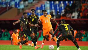 Leipzigs Yan Diomande beim Afrika-Cup-Spiel der Elfenbeinküste gegen Kamerun.