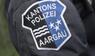 Jacke mit Aufschrift Kantonspolizei Aargau