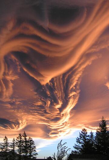 Asperitas-Wolken