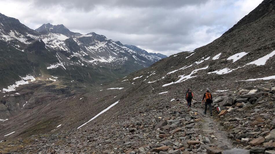 Moränenlandschaft in den Ötztaler Alpen