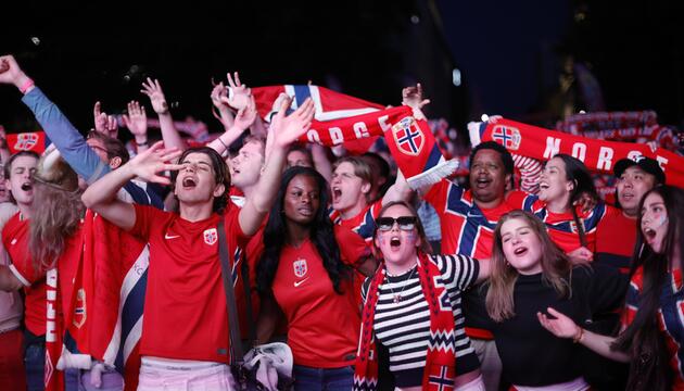 Public Viewing in Norwegen