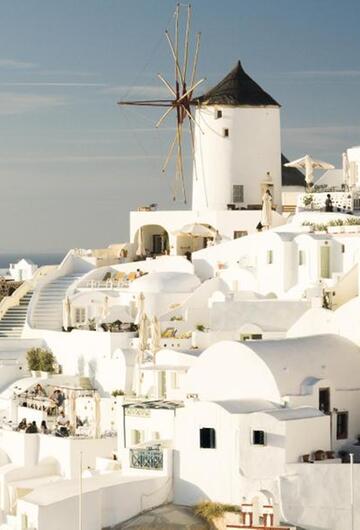 Blick auf Santorin