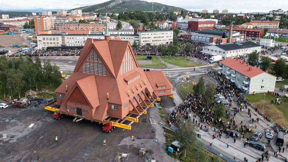 Eine schwedische Stadt zieht um