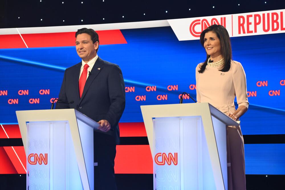 Ron DeSantis und Nikki Haley.