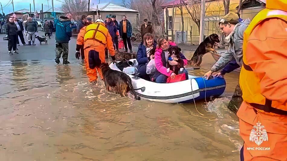 Hochwasser in Russland