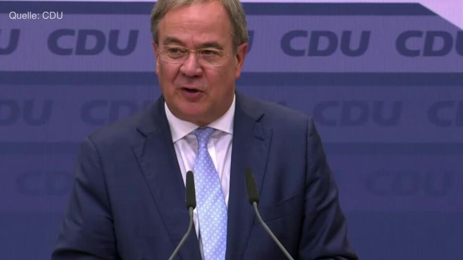 Armin Laschet, CDU, Vorsitzender, Bundestagswahl, Kanzlerkandidat, Pressekonferenz, Berlin, 2021