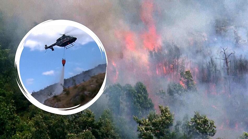 Waldbrände ausser Kontrolle: Militär unterstützt Löscharbeiten in Süd-Bosnien