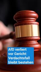 AfD verliert vor Gericht, Verdachtsfall bleibt bestehen