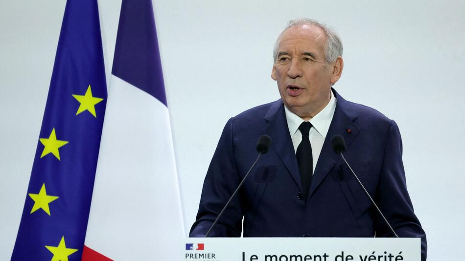 Frankreich Premier Bayrou stellt Vertrauensfrage