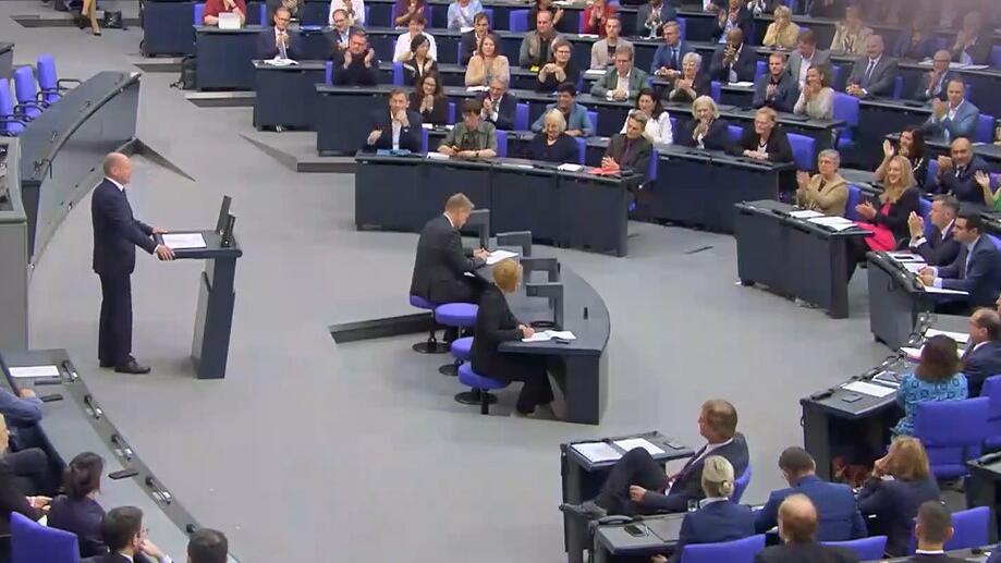 Generaldebatte im Bundestag