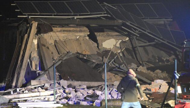 Einsturz eines Daches auf Firmengelände im Osten der Slowakei