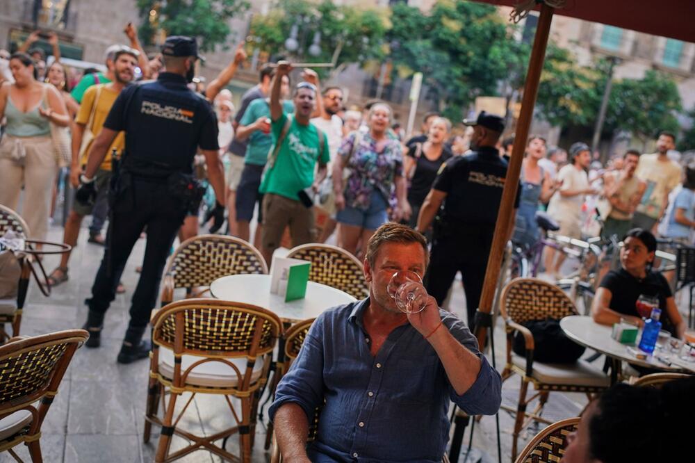 Demonstration auf Mallorca gegen zuviele Touristen