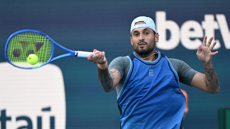 Nick Kyrgios bei den Miami Open im März 2025.