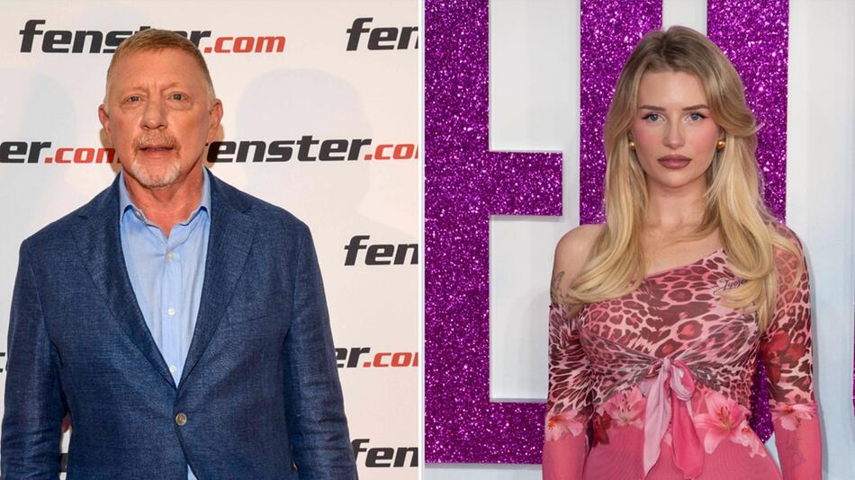 Boris Becker und Lottie Moss verstanden sich bei "Bear Hunt" gut.