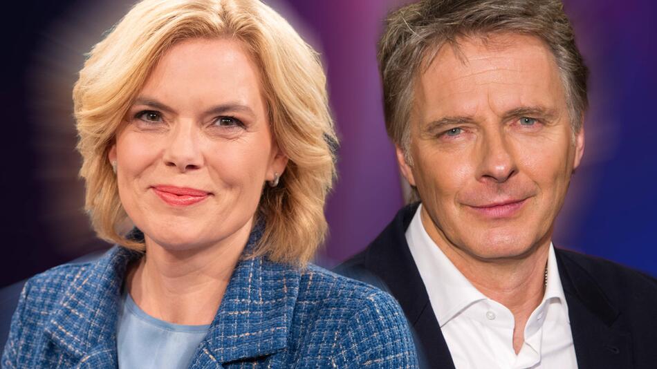 Julia Klöckner und Jörg Pilawa