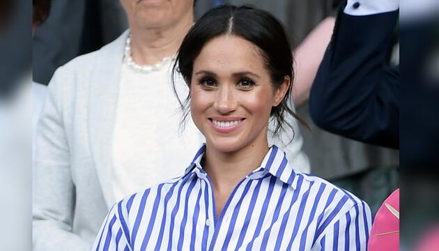 Herzogin Meghan 2018 in Wimbledon.