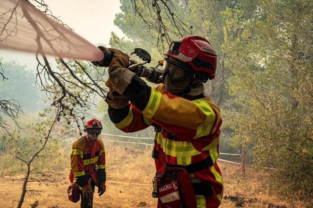 Feuerwehrkräfte in Frankreich