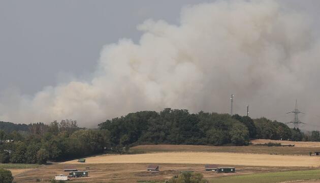 Waldbrand im Saarland