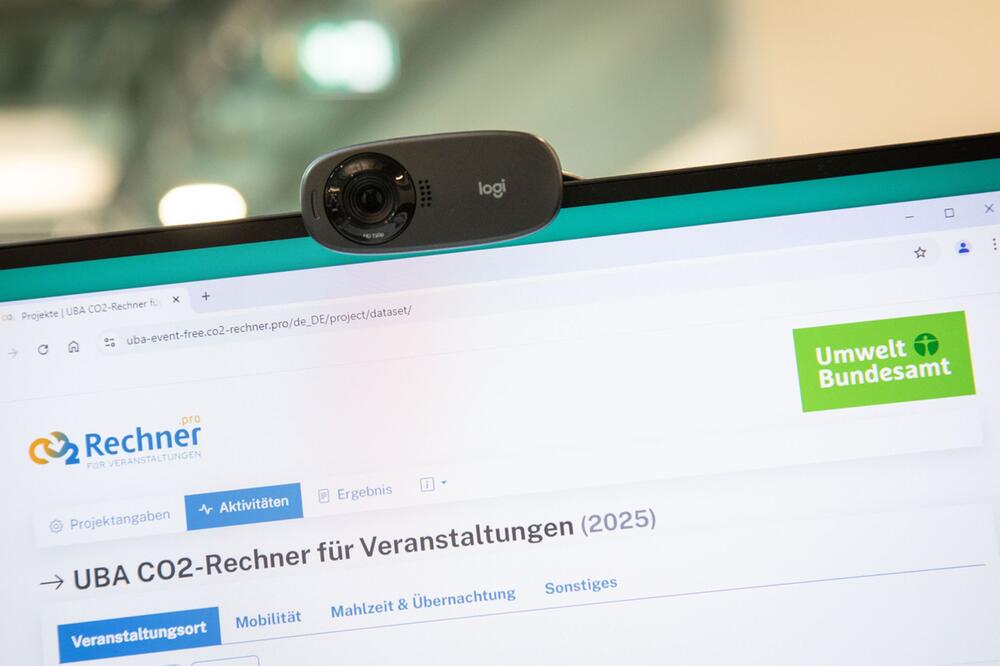 UBA CO2-Rechner für Veranstaltungen